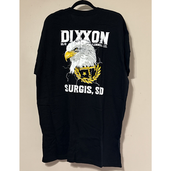 Dixxon Tee Shirt Mens Size 3XL Black Let Freedom Caw Sturgis SD New - Picture 1 of 6